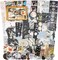 200 Pieces Vintage Ephemera Pack Decoupage Paper Junk Journal Kit Scrapbook Planner Sticker Supplies